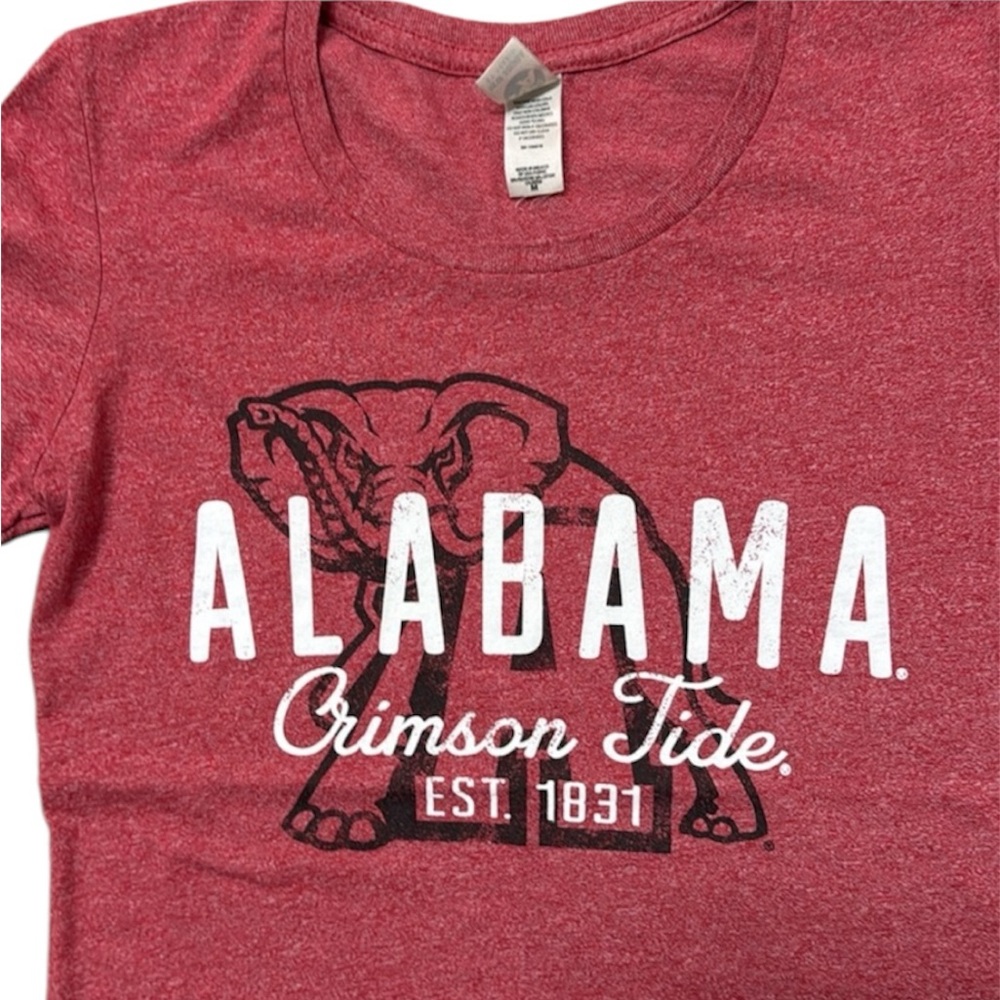 New Agenda ALABAMA Crimson Tide T-Shirt Size Medium - Picture 2 of 13